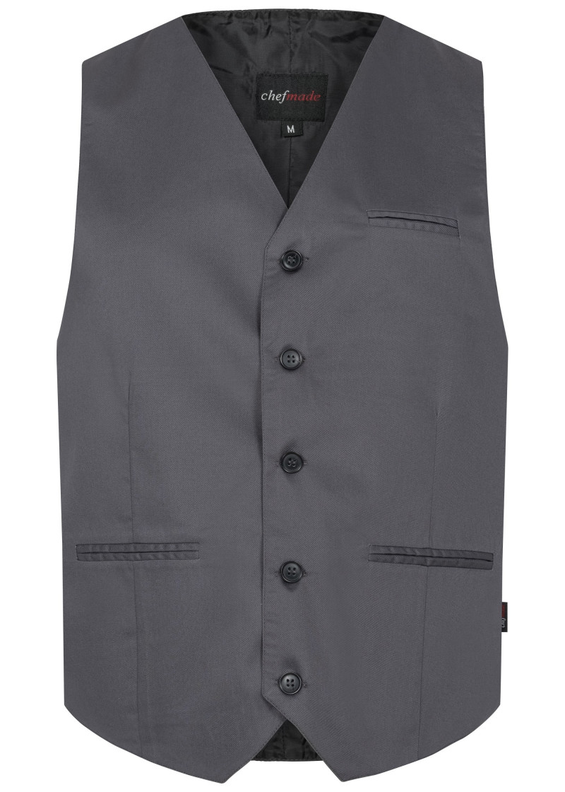 Dunkelgraue Herrenweste von chefmade