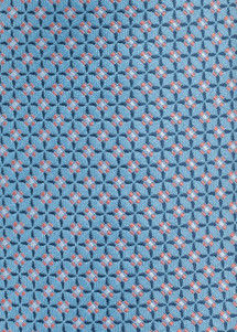 Gittermuster in Stahlblau (Einstecktuch)