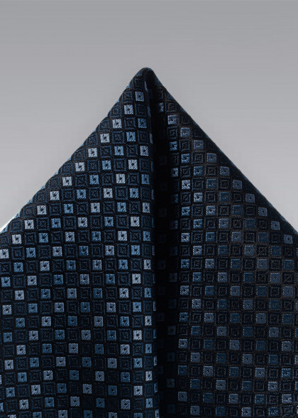 Einstecktuch aus dem gleichen Stoff und Farbe