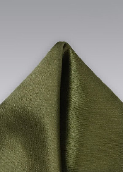 Einstecktuch Mikrofaser Waldgrün