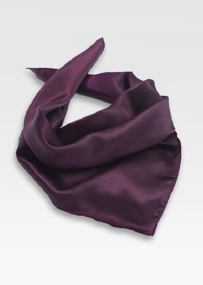 Halstuch aus dem gleichen Stoff und Farbe