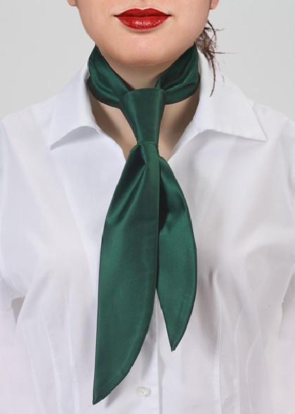 Damen dunkelgrün Poly-Faser – stilvoll und auffällig