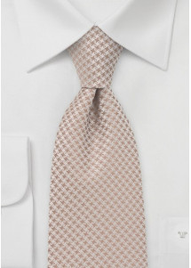 Krawatte in Farbe beige Pattern