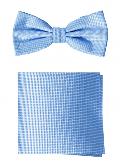 Fliegen-Set aus dem gleichen Stoff und Farbe