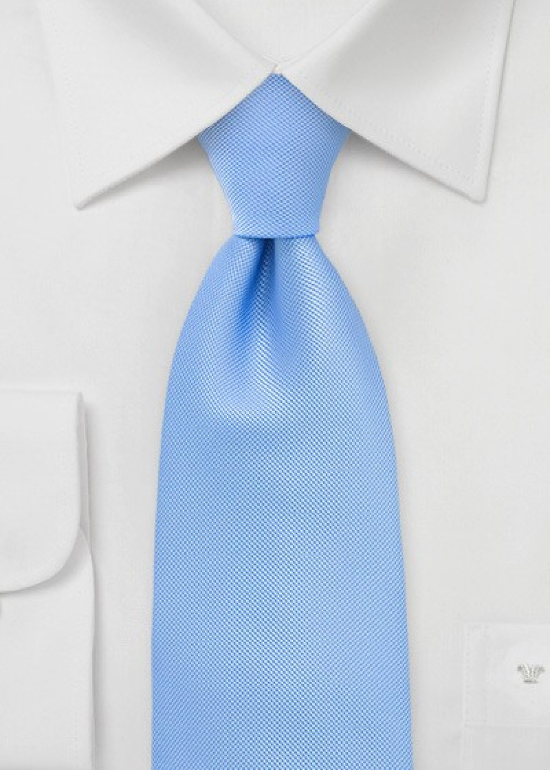 Businesskrawatte Struktur eisblau