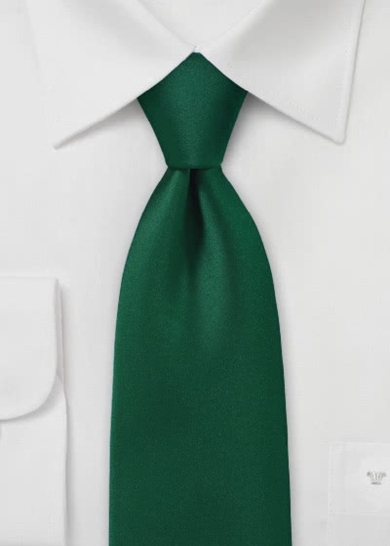 Seiden-Krawatte modischer Glanz edelgrün