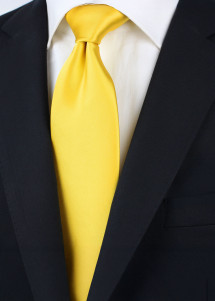 Mikrofaser-Krawatte in auffälligem Gelb