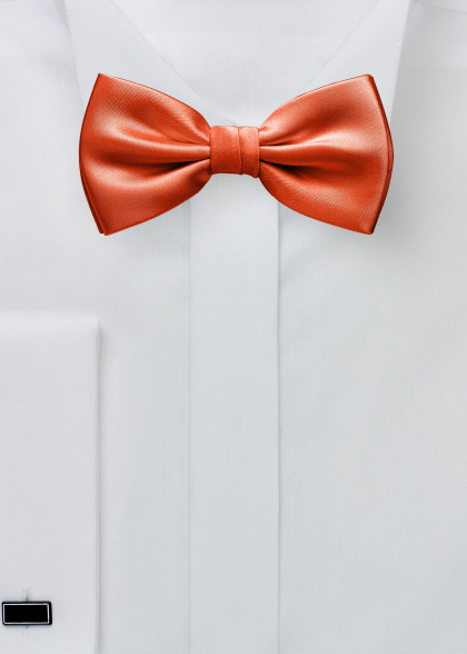 Schleife rostrot Kunstfaser