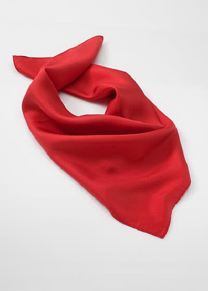 Damentuch Rot Mikrofaser