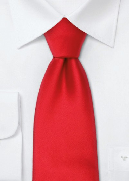 Kinder Krawatte in Farbe hellrot