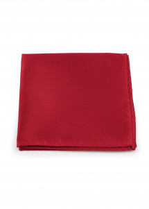 dunkelrotes Einstecktuch im Set