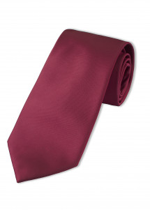 stilvolle bordeauxrote Krawatte Gummizug