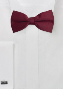 edle weinrote Fliege zum Selbstbinden