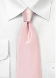 elegante rosa Krawatte einfarbig