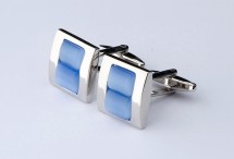 Hübsche Manschettenknöpfe silber /...