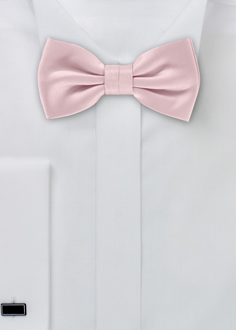Herren-Schleife rosé Kunstfaser