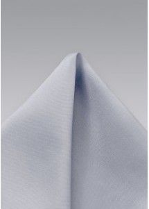 Silbergraues Einstecktuch