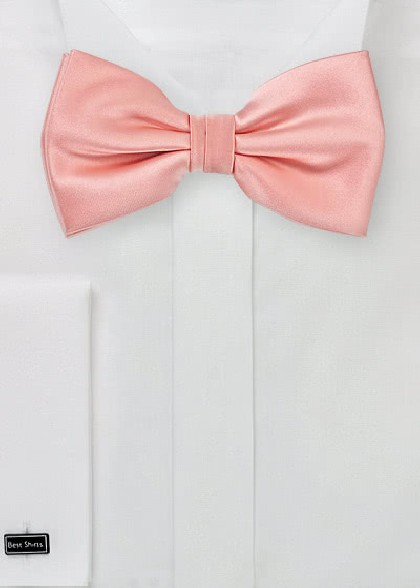 Fliege aus Mikrofaser Rosé