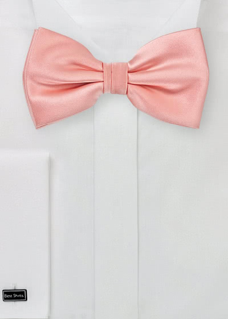 Fliege Mikrofaser rosé