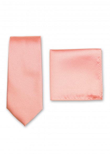 Krawatten-Set aus dem gleichen Stoff und Farbe