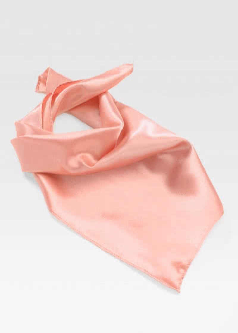 Halstuch Kunstfaser apricot