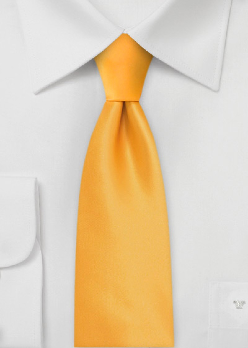 Krawatte gelb schmal