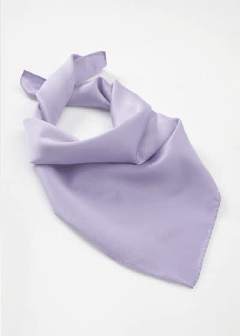 Damenhalstuch zartviolett Poly-Faser