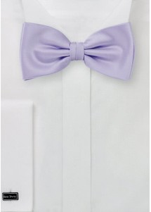 Herrenfliege Poly-Faser zartviolett uni