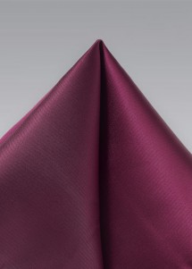 Einstecktuch in klassischem Weinrot