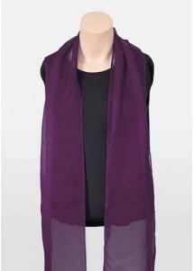 Damenschal Chiffon lila