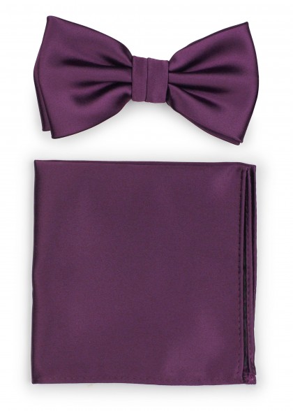 Fliegen-Set aus dem gleichen Stoff und Farbe