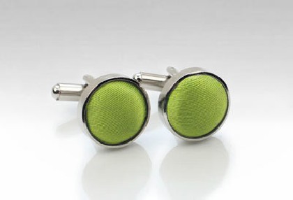 Manschettenknöpfe Apfelgrün elegant