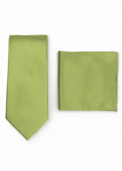 Krawatten-Set aus dem gleichen Stoff und Farbe