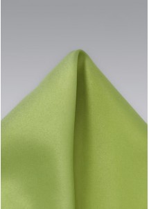 Einstecktuch aus Set Apfelgrün Mikrofaser einfarbig
