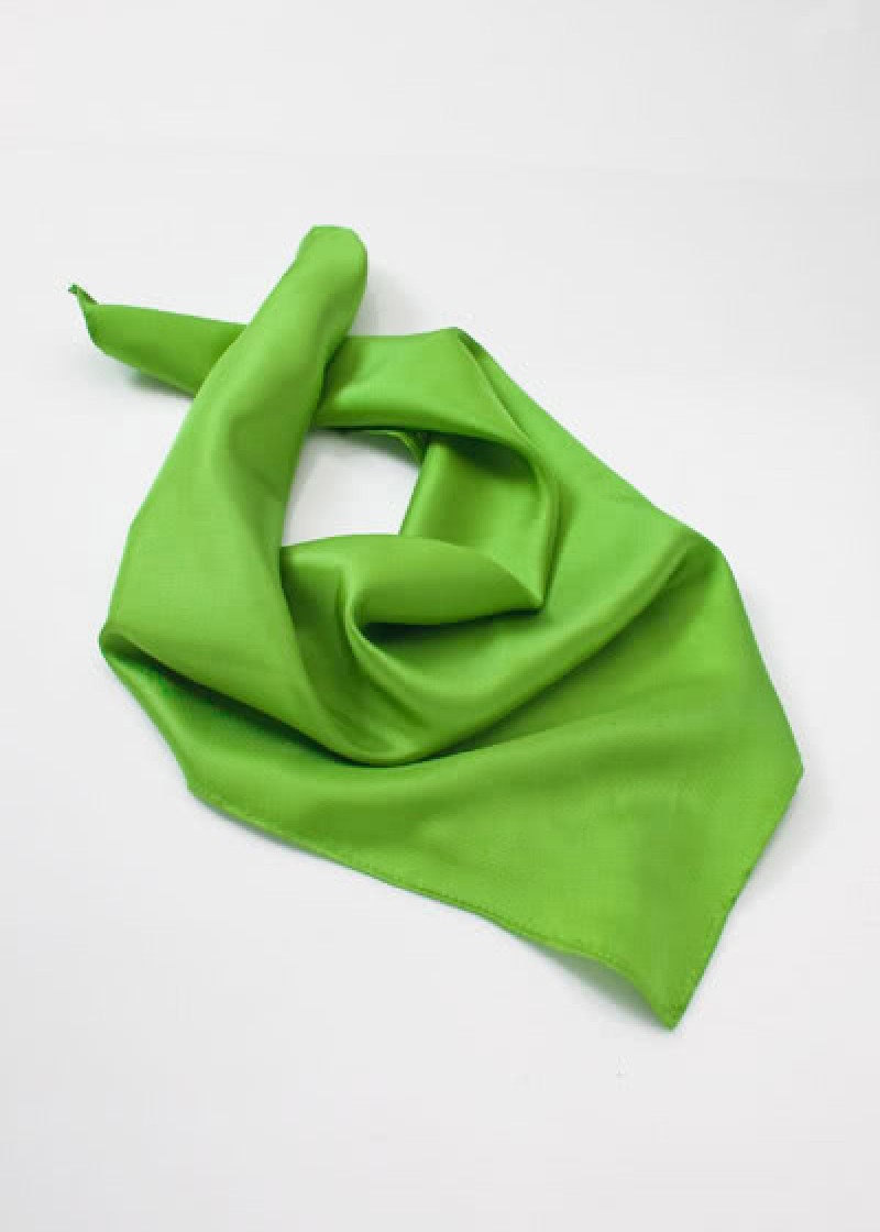 Damentuch limegreen in Seide