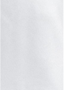 Fliege für Herren Seide Hochweiß einfarbig Zoombild