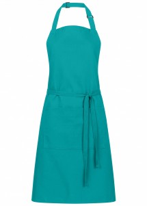 Latzschürze mit Taschen (Petrol)