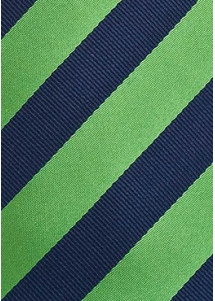 Lange Businesskrawatte navy grün Streifendesign