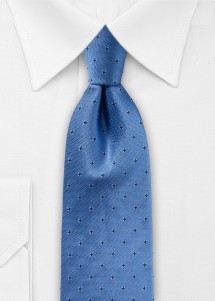 Blaue Krawatte mit elegantem Muster und...