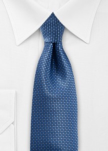 Blaue Krawatte mit Muster - modern & zeitlos