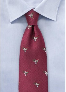 Businesskrawatte Fasan rot