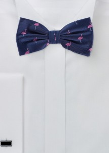 Flamingo-Fliege (blau / pink)