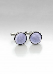Cufflinks Stoff flieder