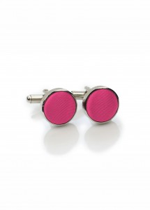Cufflinks Stoff magenta
