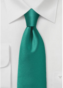 Krawatte italienische Poly-Faser dunkelgrün elegant