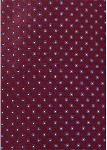 Ziertuch ausgefallenes Punkt-Dekor weinrot