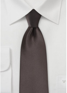 Markante Krawatte capuccinofarben Mikrofaser elegant