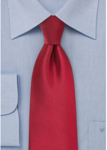 Stylische Herrenkrawatte rot Kunstfaser