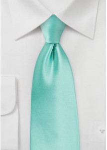 Stylische Krawatte mint Poly-Faser elegant