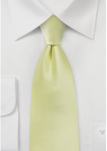 Modische Krawatte blassgelb Poly-Faser